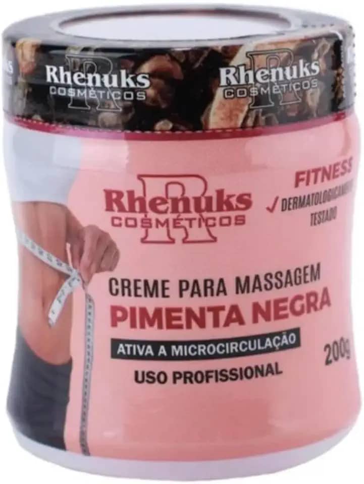 Creme para massagem-Pimenta Negra/200g