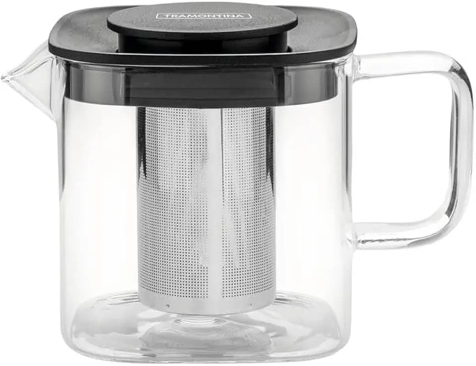 Bule Quadrado Vidro Com Infusor 0,6 litros Tramontina
