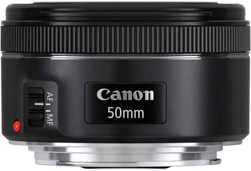 Lente EF 50mm f/1.8 STM, Canon, Preto