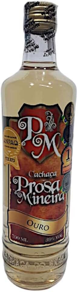 Cachaça Prosa Mineira Amburana ouro 670ml