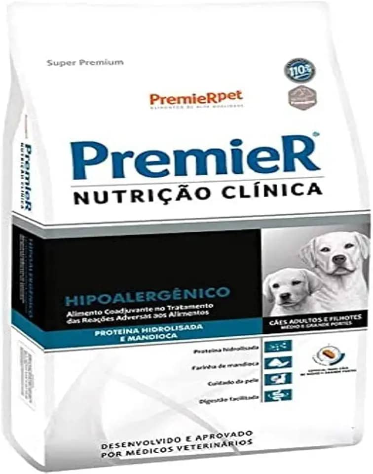Ração Nutrição Clínica Para Cães Hipoalergênica 10,1kg Premier Pet