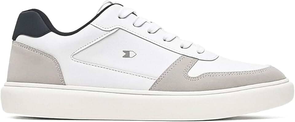 Tênis Sapatenis Masculino Sandrini Evoke Lite Branco Couro