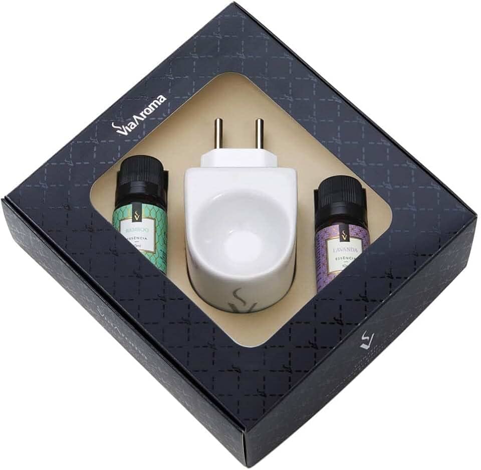 Kit Presente Aromatizador Elétrico De Ambiente E Essências