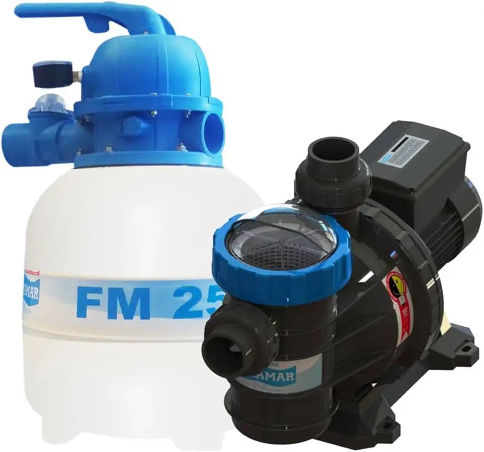 Conjunto Filtrante Bomba + Filtro Sodramar Até 19 Mil Litros