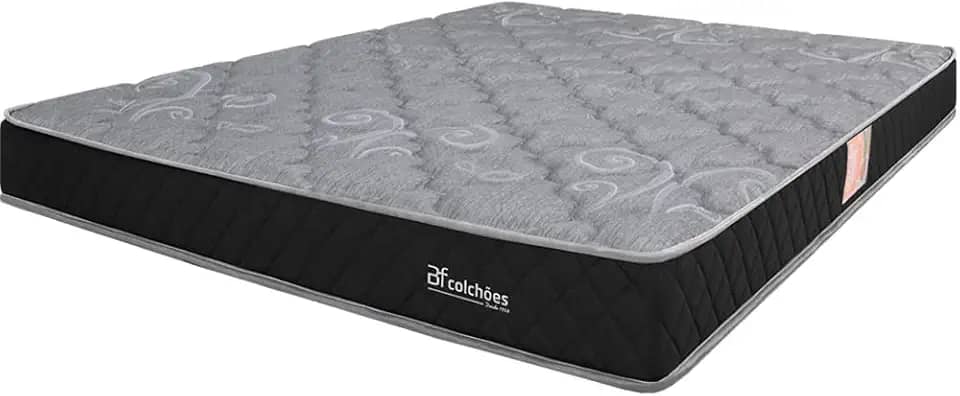 Colchão Queen Espuma D45 Extra Firme Certificada 158x198x17cm - BF Colchões