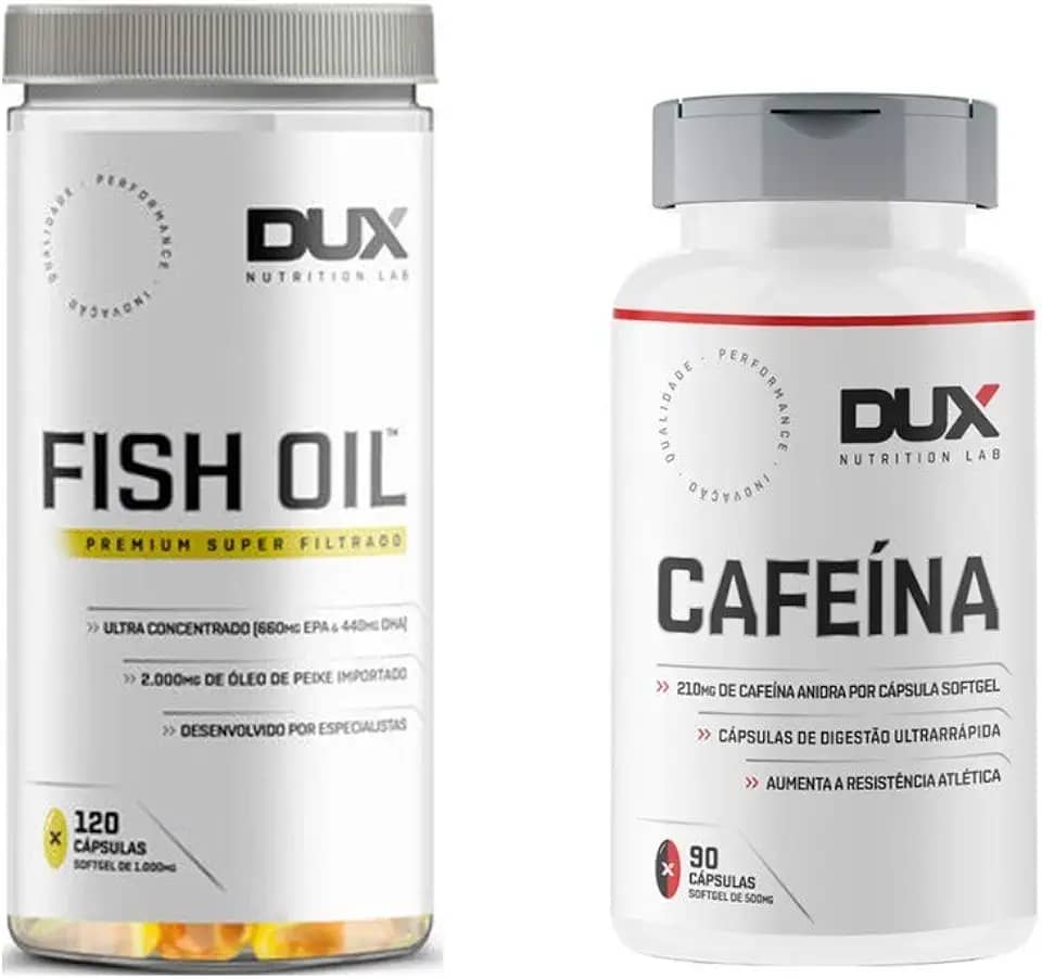 Kit Cafeína + Fish Oil Dux
