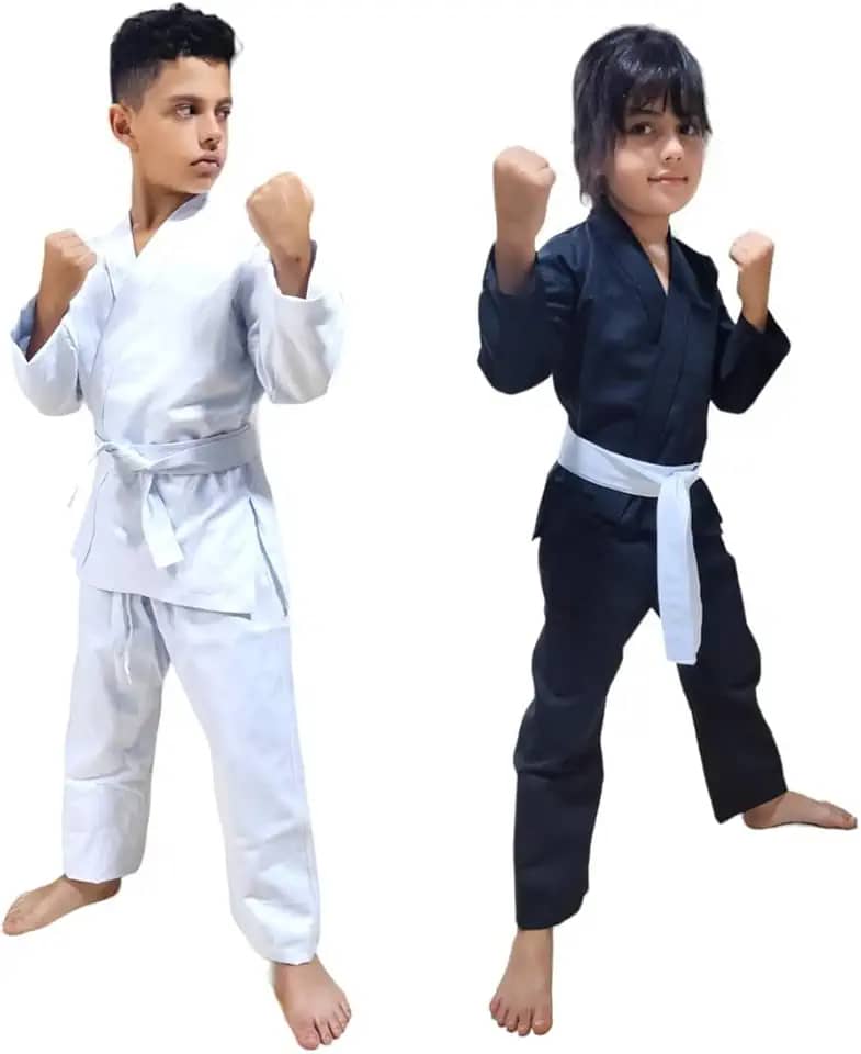 Kimono Hapkido Infantil Acompanha Faixa Branca Lisa