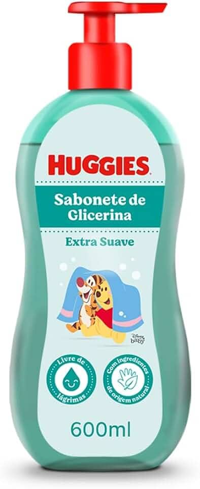 Huggies Sabonete Líquido de Glicerina Extra Suave 600 ml