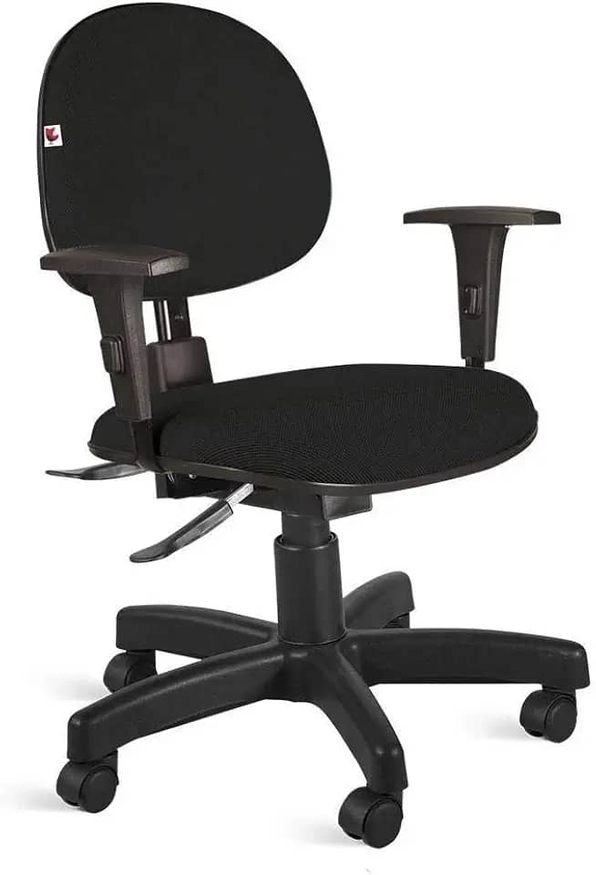Cadeira Executiva Ergonômica-1910 backsysten Nr17 da ABNT com regulagem de Braço - Cor Preto (J.serrano cor:preto)