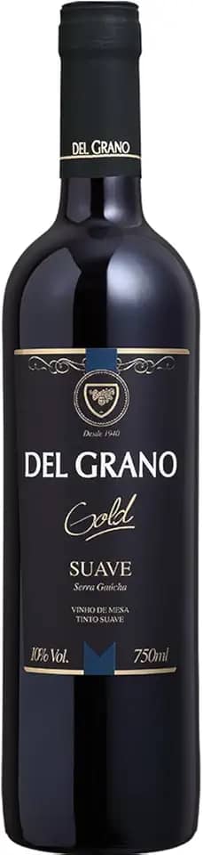 Vinho Tinto Suave De Mesa Del Grano Gold 750ml