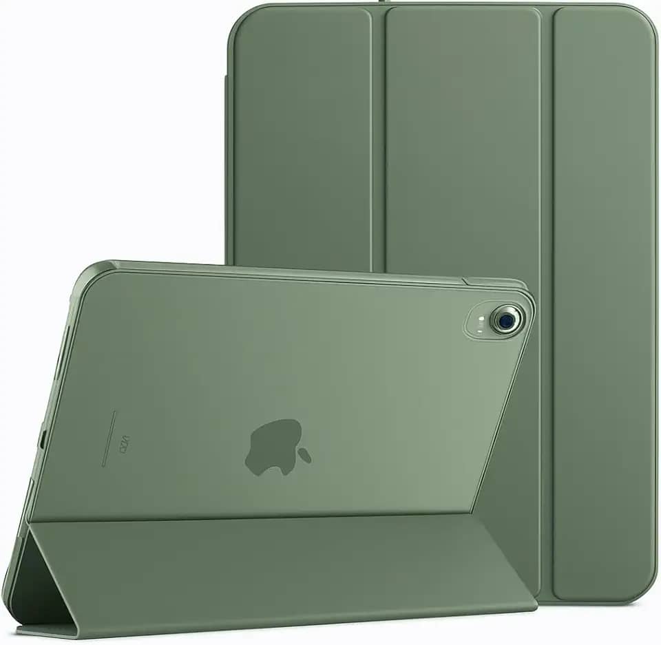 Capa Magnética Protetora para iPad (A16) 11ª/10ª Geração (2025/2022), Design Slim com Suporte Ajustável, Acesso a Botões e Câmera, Compatível com Apple Pencil - KDEZ STORE (VERDE MILITAR)