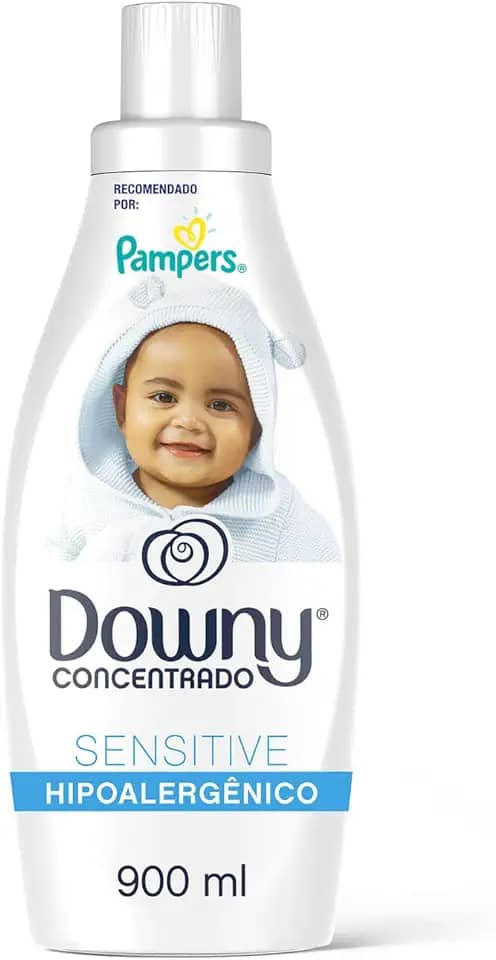 Downy Amaciante Concentrado Sensitive Hipoalergênico Para Roupa De Bebê 900Ml