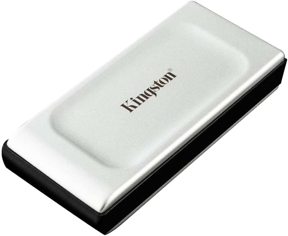Kingston, SSD Externo SX2000 500GB (USB 3.2, Leitura e Gravação até 2000MB/s)
