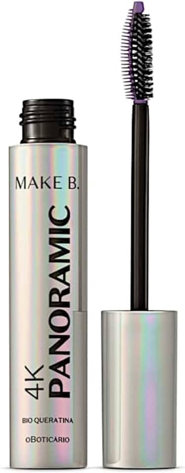 Máscara de Cílios Make B 4K Panoramic O Boticário Cilios Grossos preenchidos Encorpados