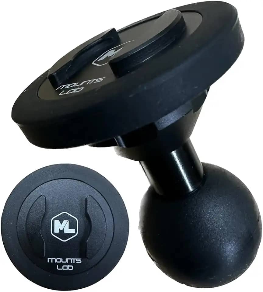 Suporte de cabeça esférica larga de alumínio Motomount SP+. Adequado para e compatível com SP-Connect Plus (nova versão - tipo trilho curvado) capa de telefone e adaptador universal