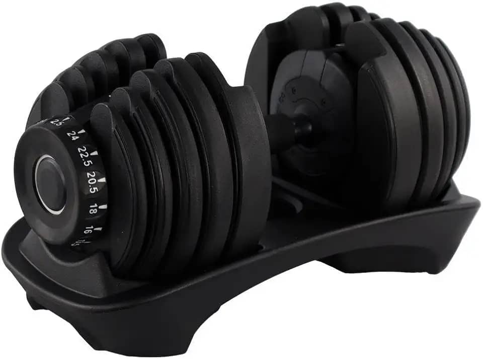 Dumbbell Halter Gallant Elite Pro 24kg Regulável Com Base