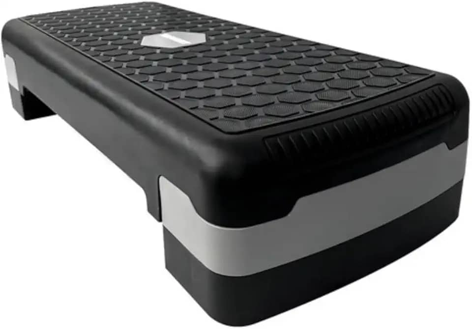 Step Academia Ajustável 2 Níveis Polietileno – Plataforma para Exercícios Funcionais, Treino Fitness e Ginástica Aeróbica, Antiderrapante e Resistente