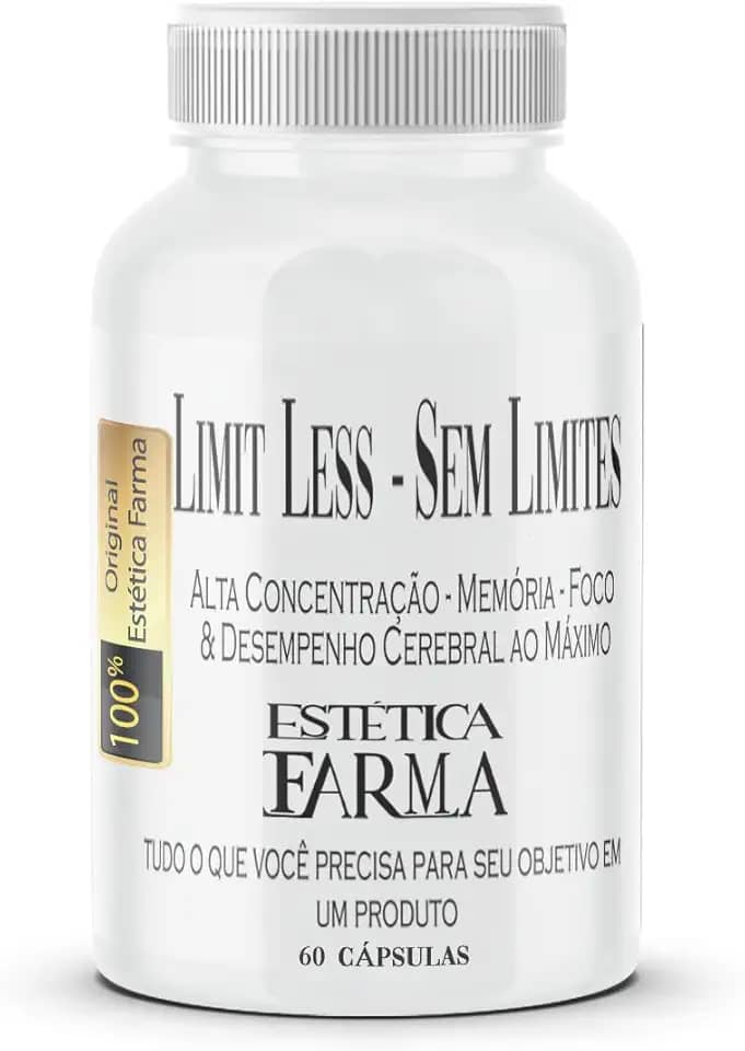 Limit Less - Atenção Memoria Foco e Concentração 60c Suplemento Nootrópico