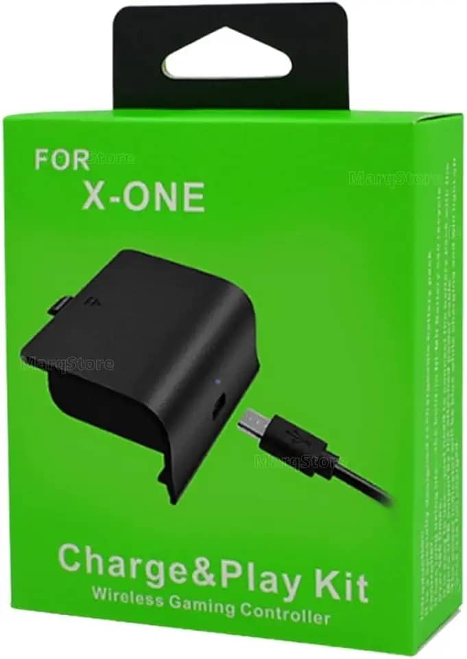 Bateria Recarregável Ni-MH 58000 mAh para Controle XBOX ONE, Cabo Recarregável USB, 2,7V, 3-4 Horas de Carga