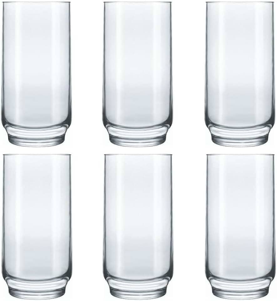 Jogo Copos Lights Long Drink 410ml 6 Peças Nadir