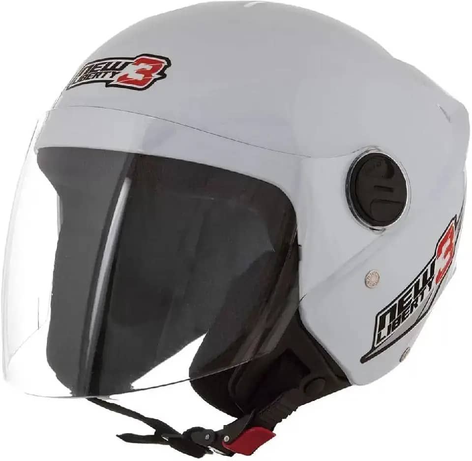 CAPACETE ABERTO PRO TORK NEW LIBERTY 3 SOLID BRANCO TAM. 58