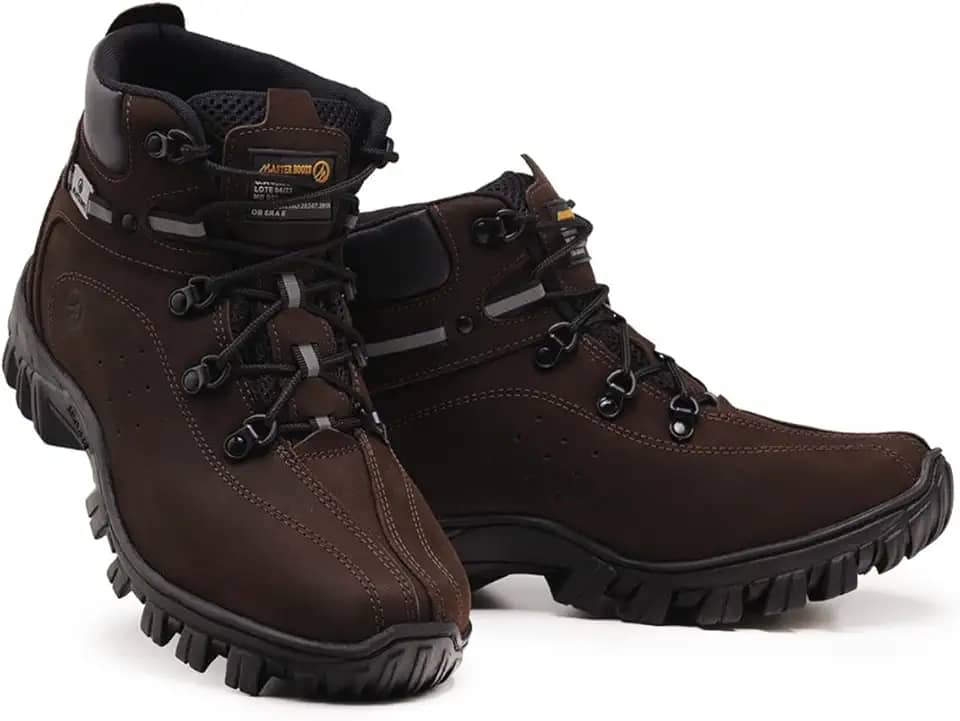 Bota Segurança Masculina e Feminina Ortopetica em Couro Legitimo com C.A