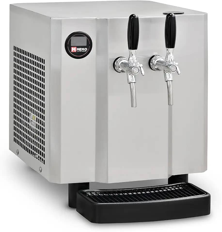 Chopeira Elétrica Maquina de Chopp Memo Small, 50L/h, 2 Torneiras,220v (220v)
