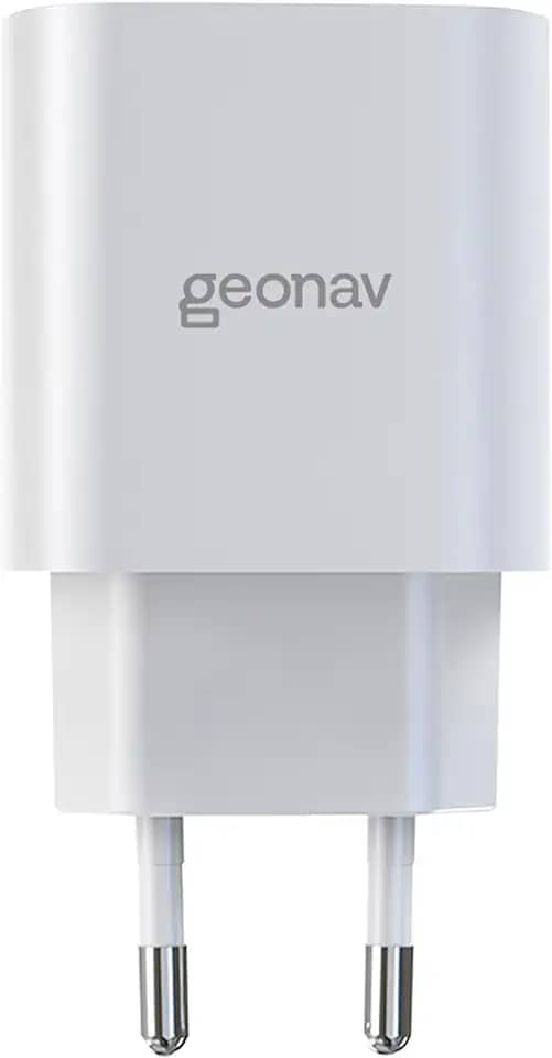Geonav Carregador Universal Ultra Rápido, Power Delivery 25W, 1 Porta USB-C, CH25PDWT, Branco