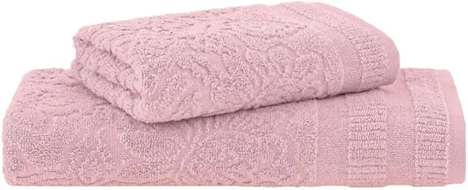 Jogo de Toalhas Buddemeyer Botanique Extra Soft Banho Rosa 2 peças