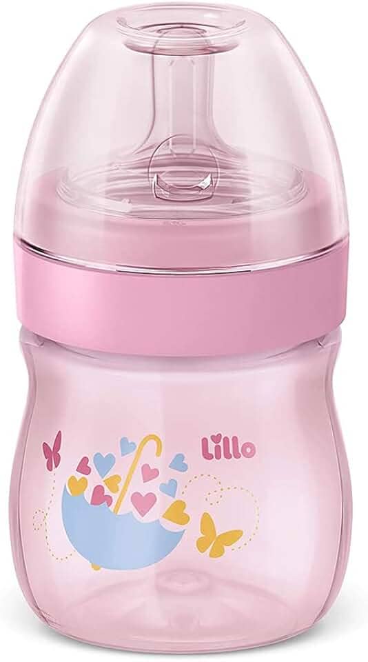 Lillo Mamadeira Super Evolution Primeiros Passos 150Ml Rosa