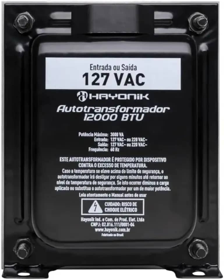Autotrafo para ar condicionado 12000 BTU Universal Hayonik