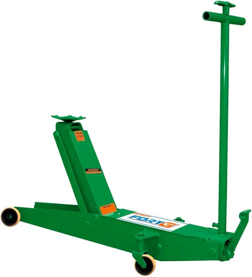 Macaco Hidráulico Tipo Jacaré 2 Toneladas Longo com Rodas de PU - FortG