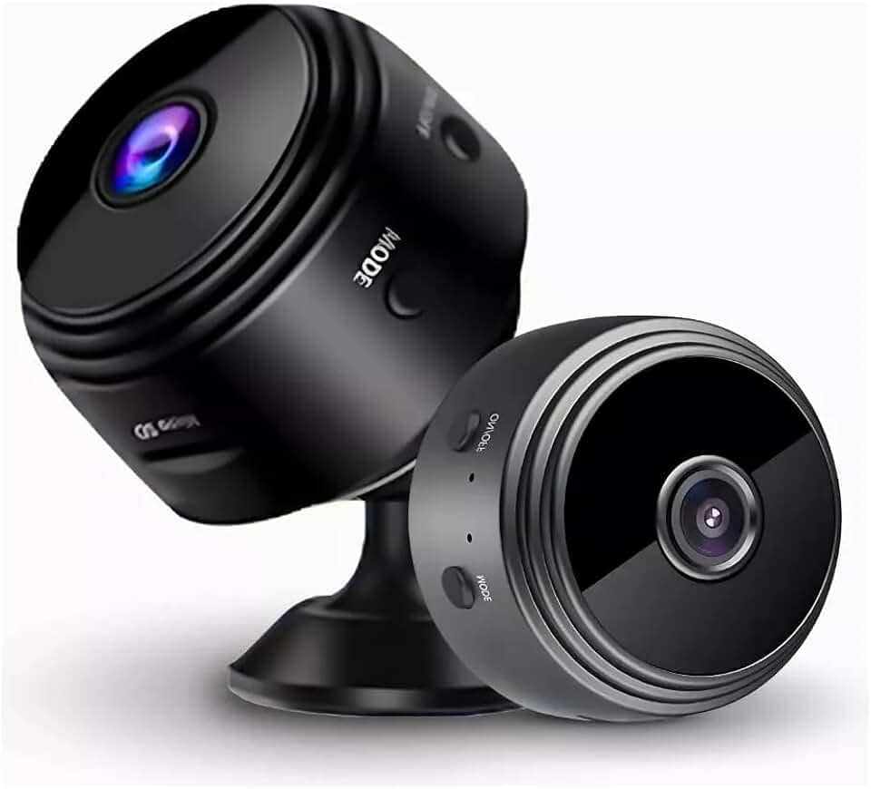 Mini Câmera Espiã A9 Wi-Fi – Visão Noturna, Detector de Movimento, Sem Fio, Segurança Inteligente, Suporte para Cartão 128GB, Ângulo de 150º, USB Recargavel