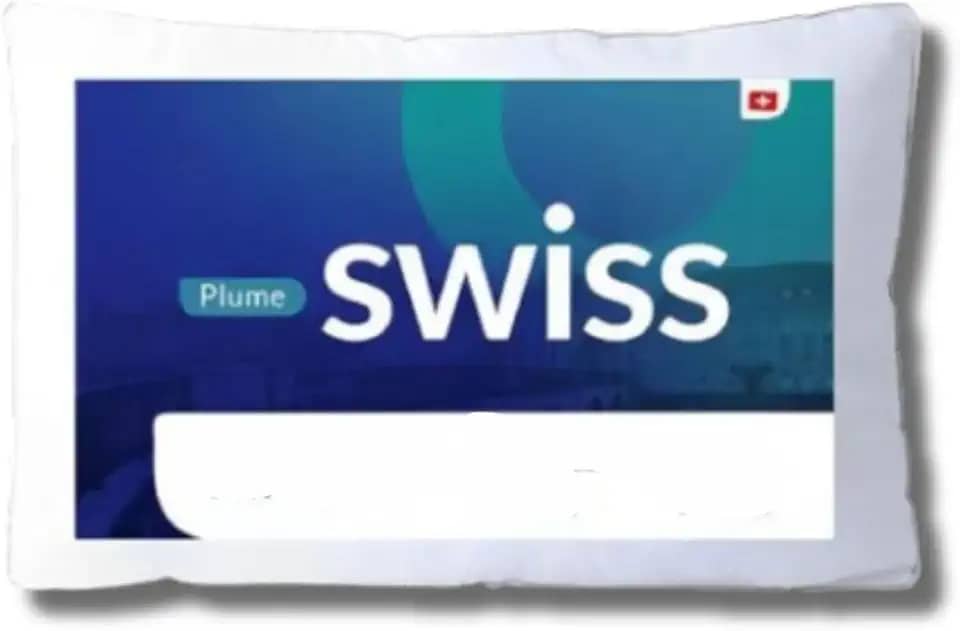 Travesseiro Swiss Harmonia Plume Fibra Confortável Alivio Siliconizada Moderno Noite De Sono Perfeita Ergonômico PREMIUM SYANG