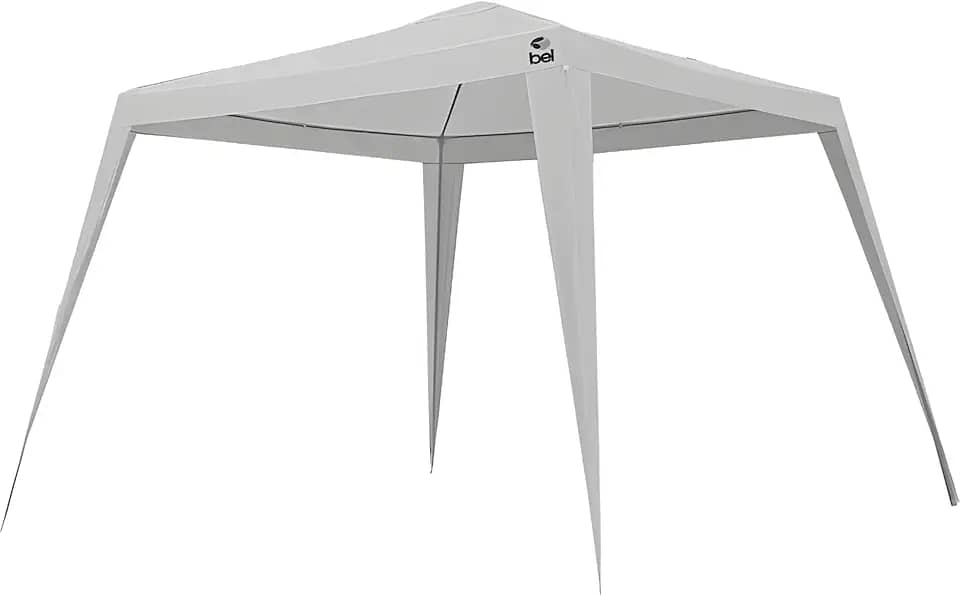 Tenda Gazebo Branca em Polietileno 3X3 Metros Desmontável