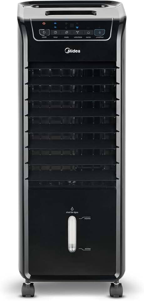 Climatizador de Ar Frio, 60W, 4,5L, Midea Preto 110V, AKAP1