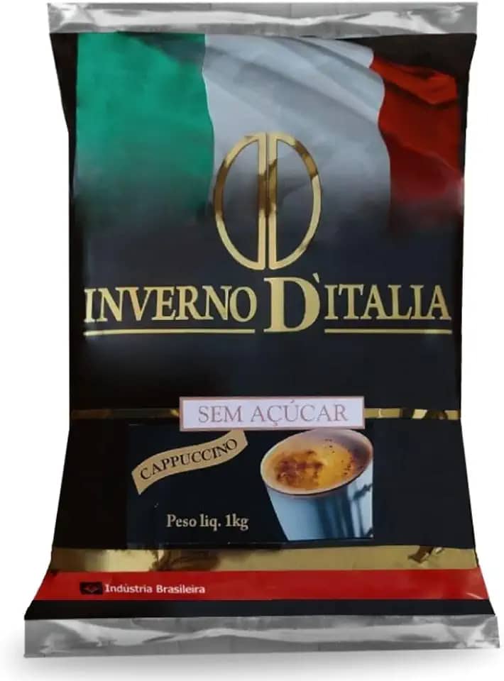Cappuccino Tradicional Sem Açucar 1 kg Inverno D´Italia