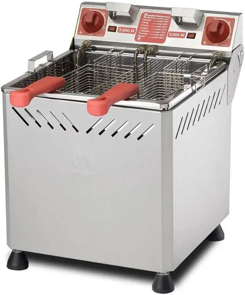 Fritadeira, 25 Litros Água e Óleo, Mesa, 8000W, 220V, Marchesoni FT.2.252.8, Inox