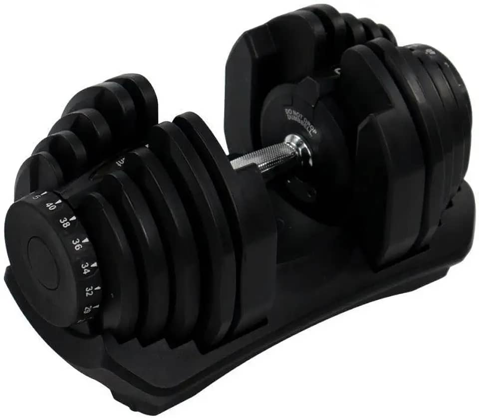 Dumbbell Halter Gallant Elite Pro 40kg Regulável Com Base