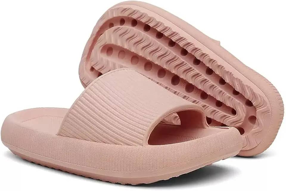 Chinelo Nuvem Ortopédico Macio Feminino Masculino Leve (39/40, Blush)