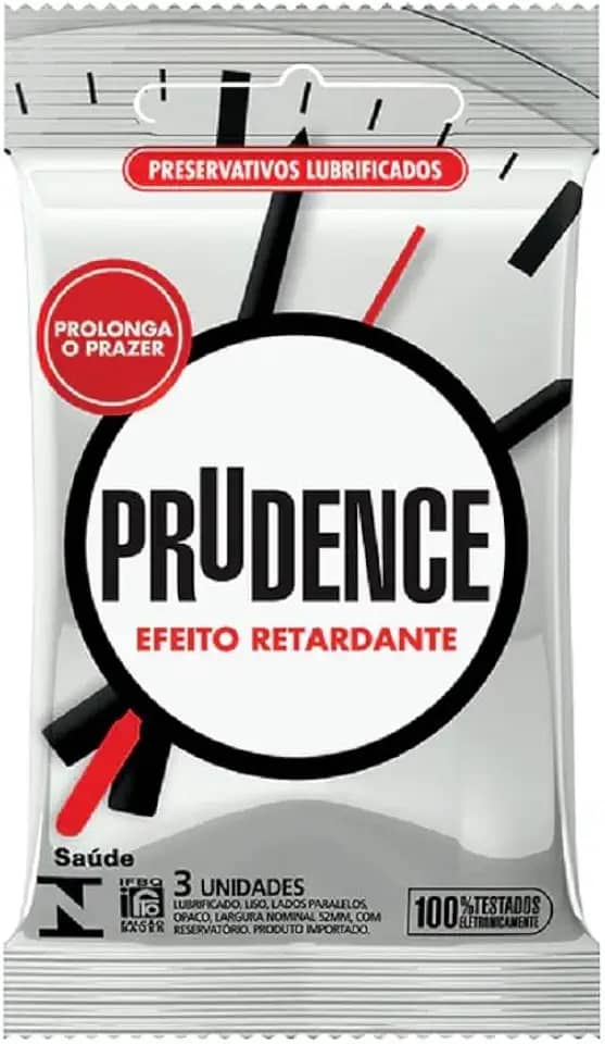 Preservativo Prudence Efeito Retardante, 3 Unidades