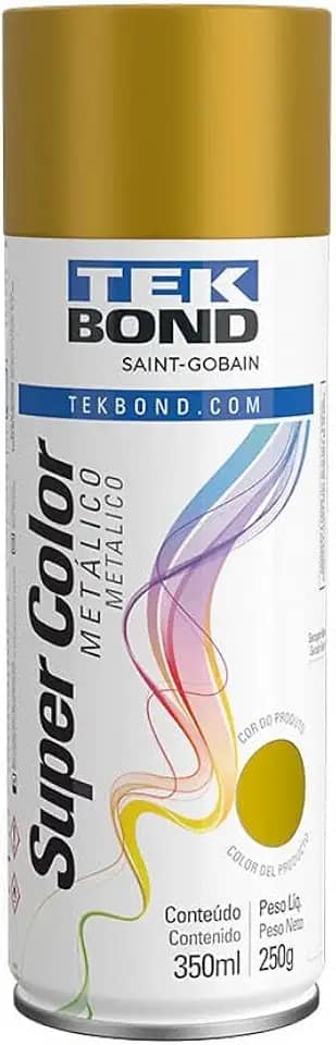 Tinta Spray Ouro Metalico 350ML - TekBond
