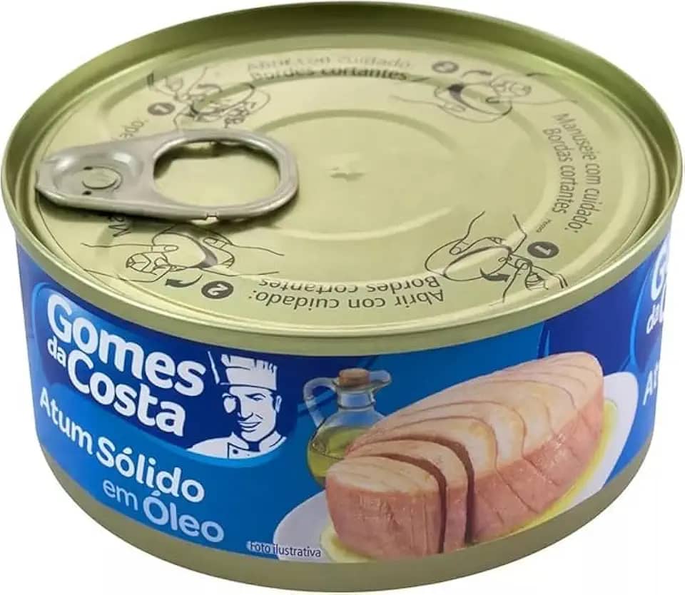 Atum Sólido em Óleo Gomes da Costa 170g (6 Latas)