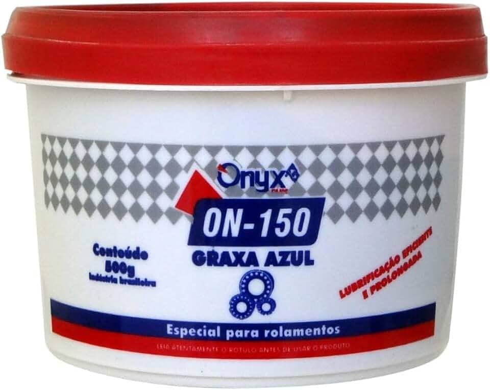 Graxa Azul Rolamentos Superfícies Deslizante Onyx Plus 500g