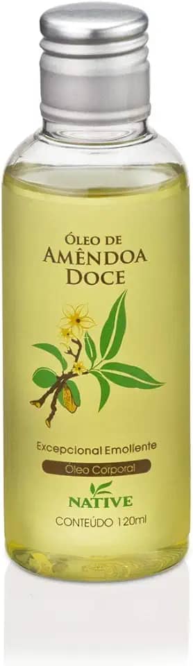 Óleo de Amêndoa Doce 120ml, Native, Amarelado