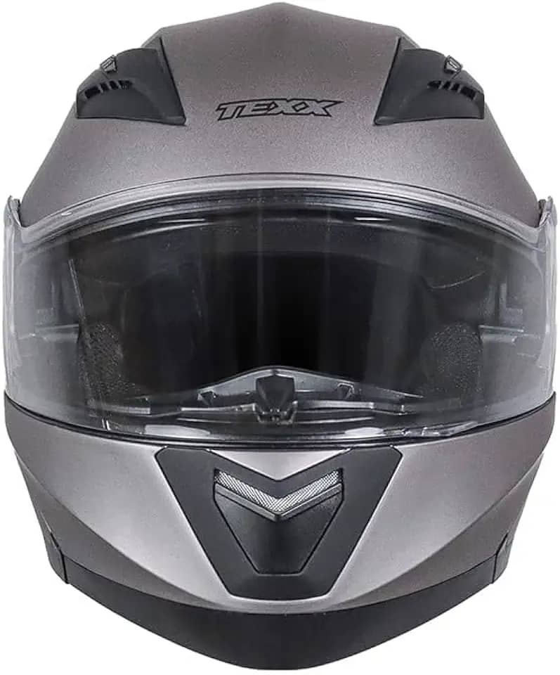 Capacete Texx Escamot Gladiator V3 Chumbo Fosco 58