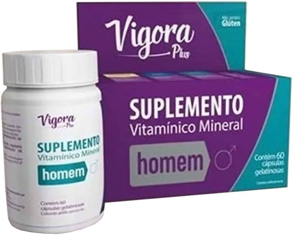 Vigora Plus Homem Vitaminas e Minerais c/ 60 Cápsulas