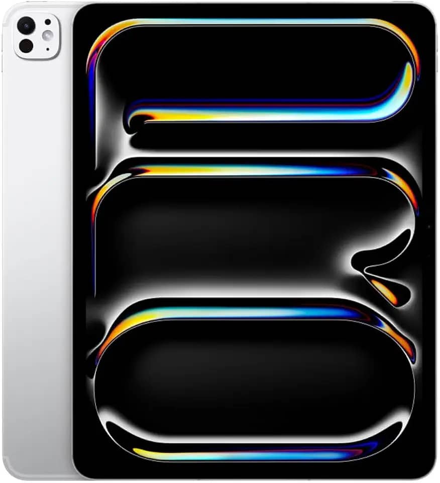 Apple 2024 iPad Pro de 13 polegadas (Wi-Fi + Cellular, 2 TB, Vidro convencional) - Prateado (M4)