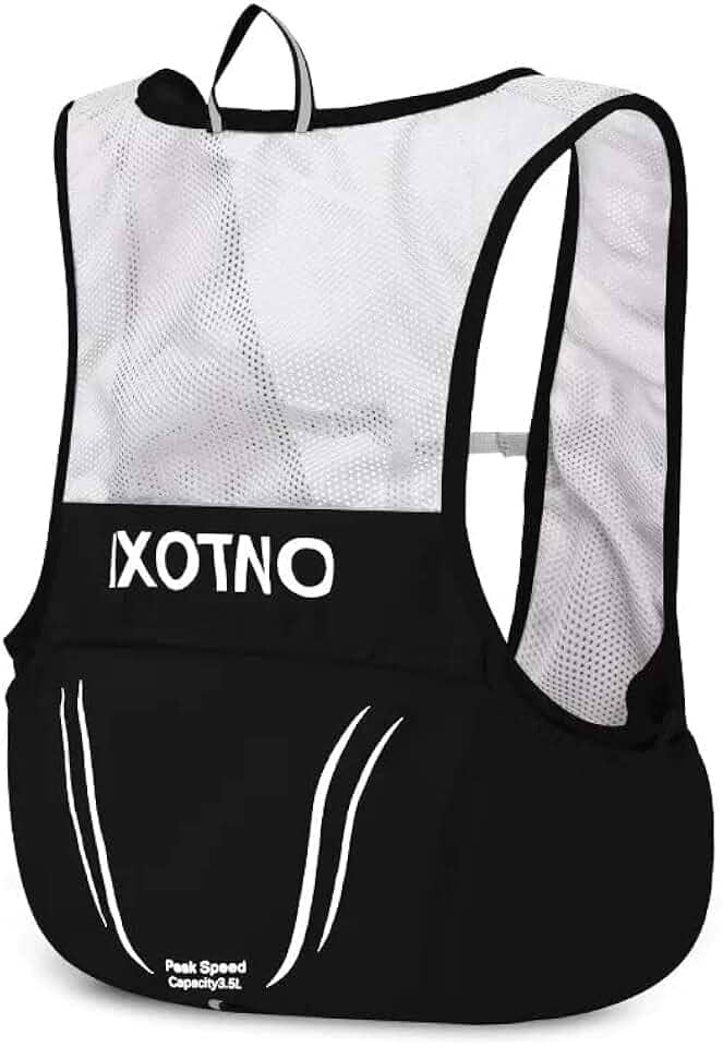 Colete para Corrida Ciclismo e Trilha Super Leve e Respirável com Suportes para Garrafinha de Água Celular Acessorios Unissex Masculino e Feminino Ajustavel