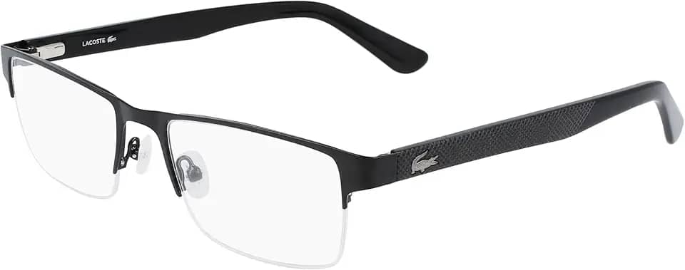 Óculos de Grau Lacoste L2237 002/55 Preto Fosco